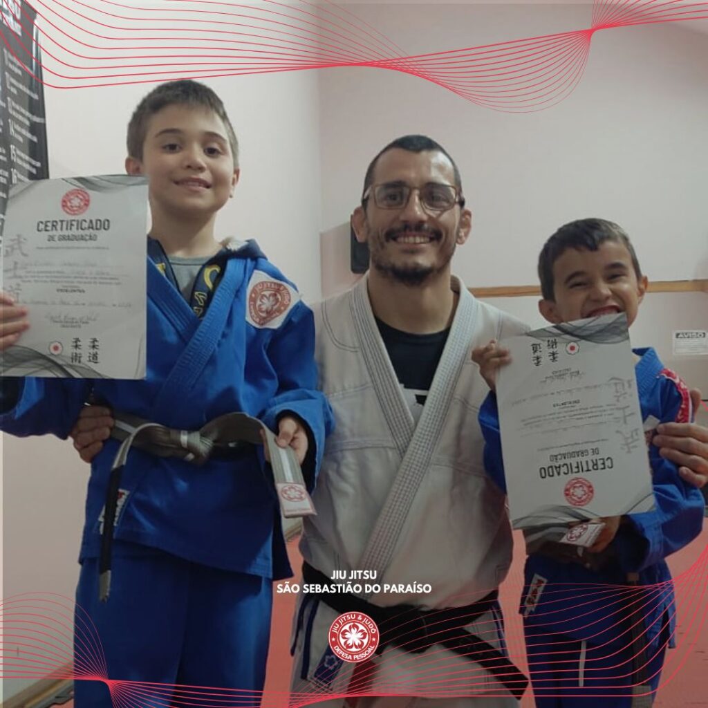 5 jiu jitsu kids FAIXA CINZA